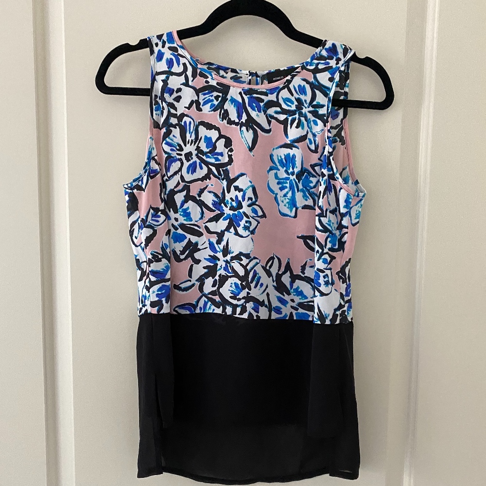 Romeo Juliet Couture Floral High-low Top